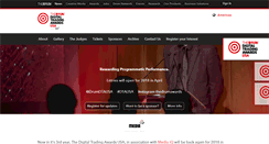 Desktop Screenshot of digitaltradingawards.com
